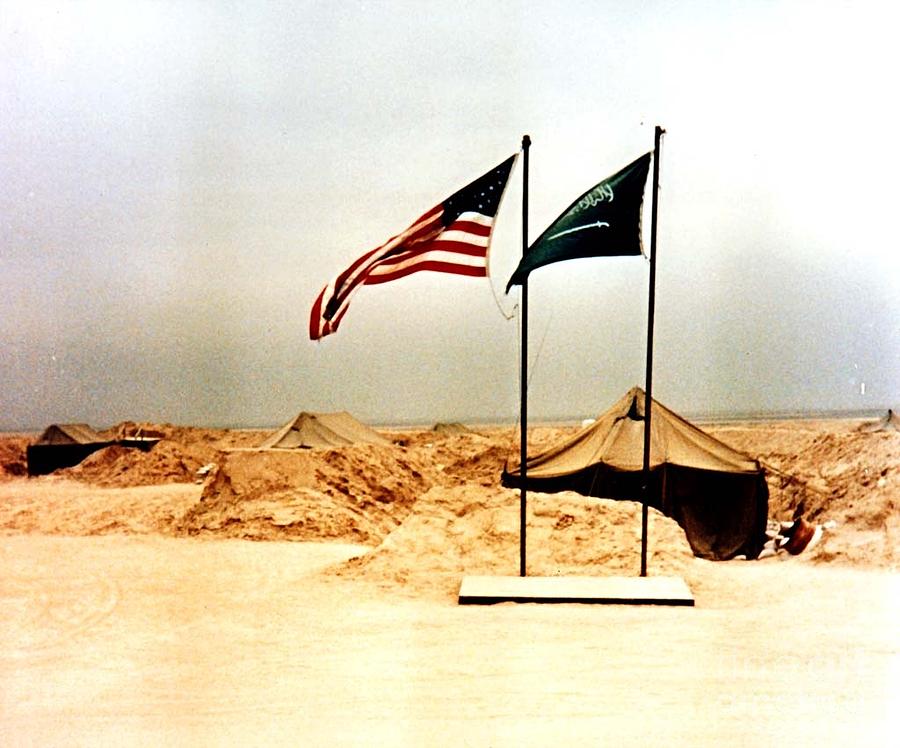 Desert Storm Photograph - Protect Us Lord by Broken  Soldier