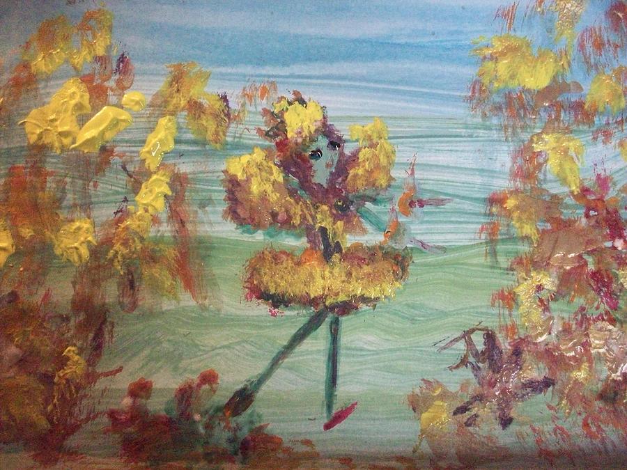 Proud wildflower fairy Painting by Judith Desrosiers