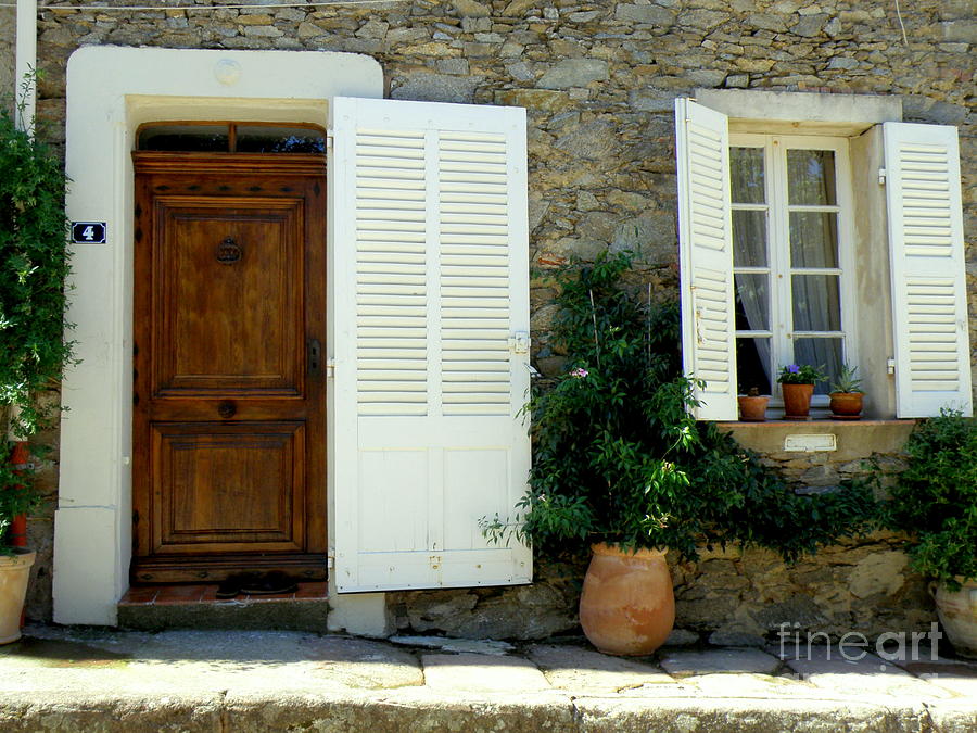 Doors And Windows Photograph - Provence Door Number 4 by Lainie Wrightson Doors And Windows Photograph - Provence Door Number 4 by Lainie Wrightson