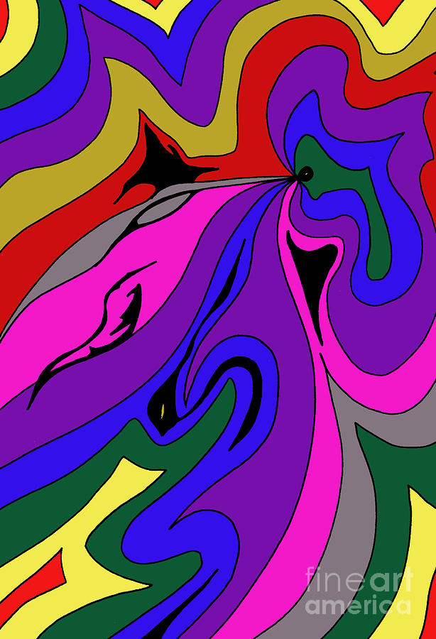 Psychedelic 101 Drawing