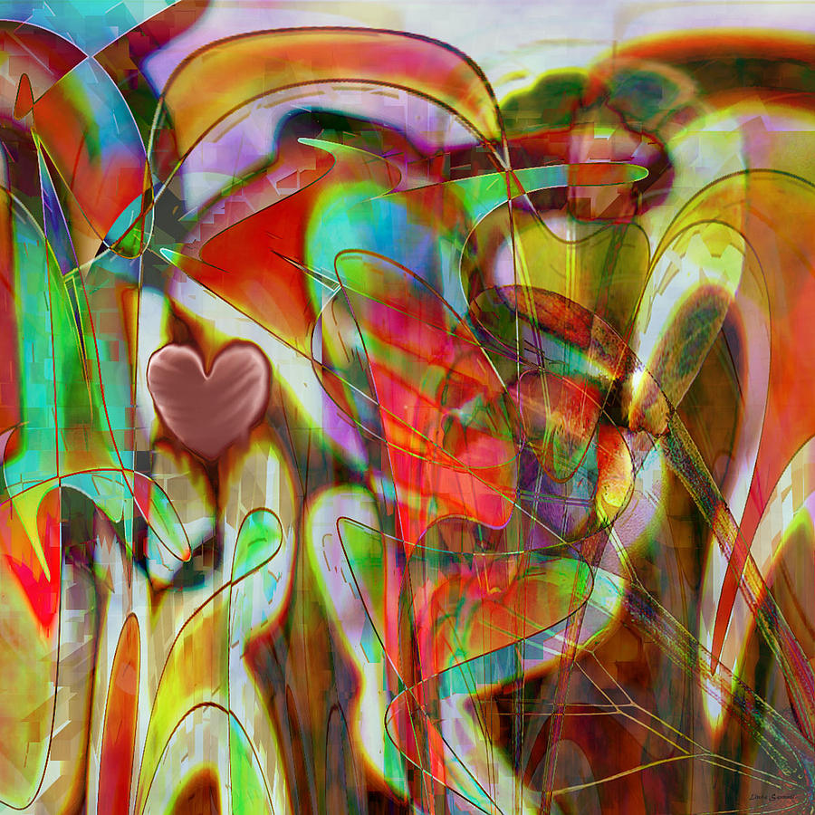 Psychedelic Emotions Digital Art by Linda Sannuti