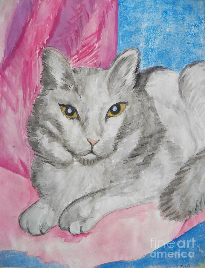 Ptg.  Milo Painting by Judy Via-Wolff