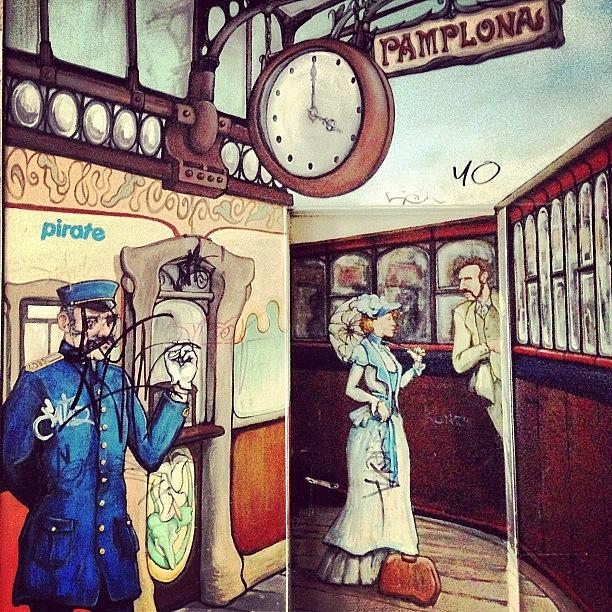Pamplona Photograph - Pub Agradable#pub#comics#pamplona by Ramadassa A