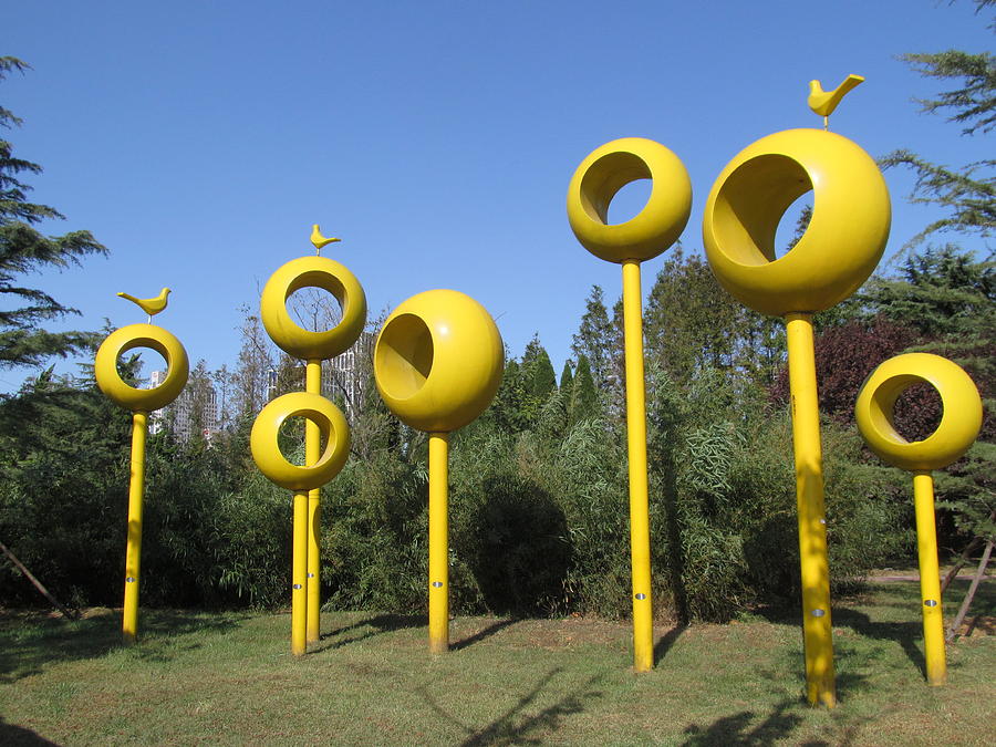 public art in Qingdao Photograph by Alfred Ng