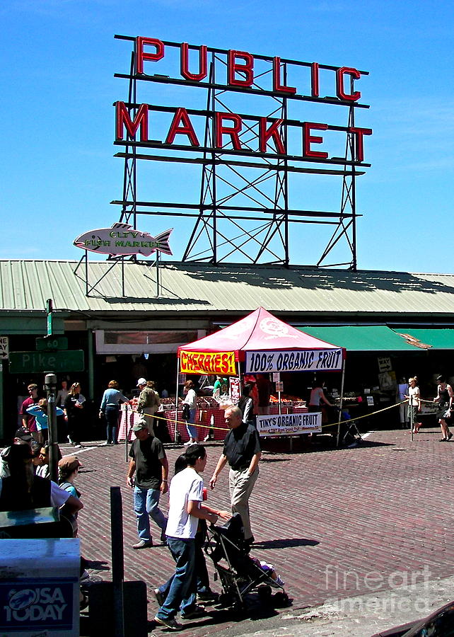 Public Market Photograph by Carol  Bradley