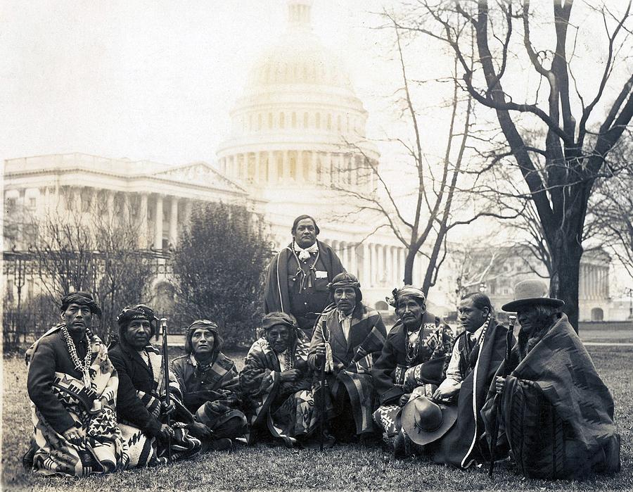 Pueblo Indians Photographed At The U.s Photograph by Everett | Fine Art ...