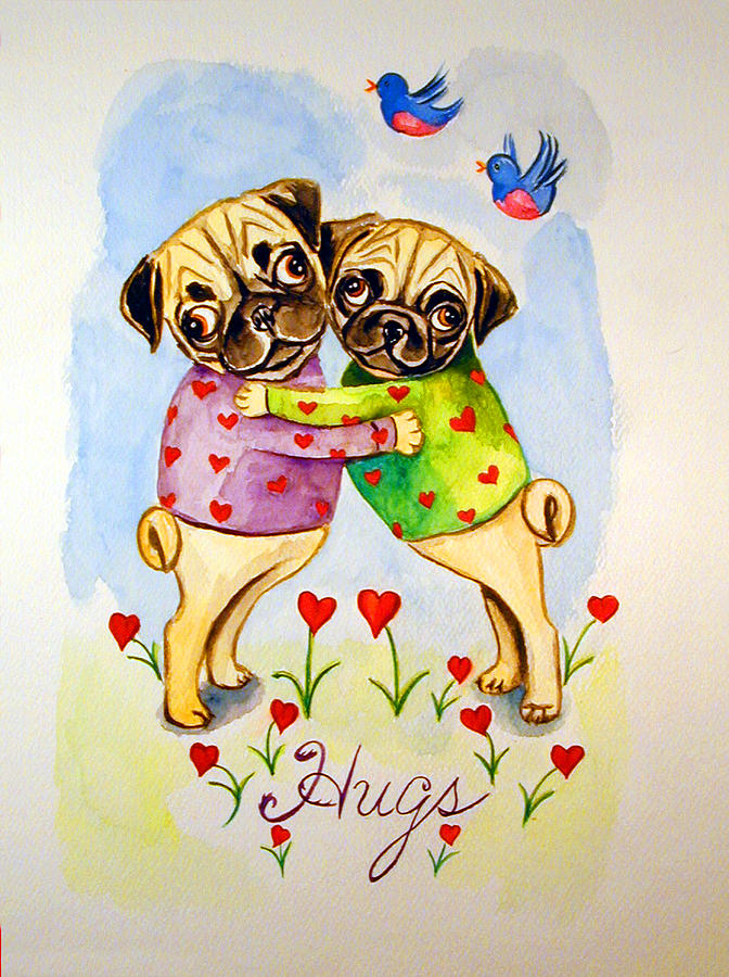 Hugs hot sale and pugs