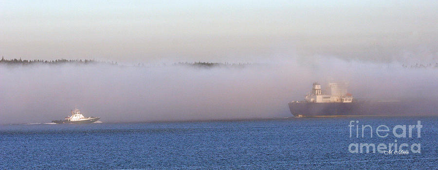 Puget Sound Fog Photograph