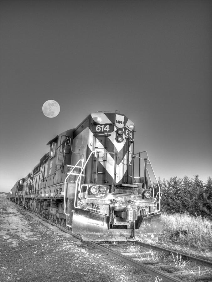 Pulling the Moon Photograph by HW Kateley