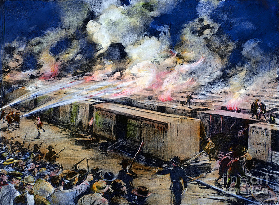 Pullman Strike, 1894 Photograph by Granger