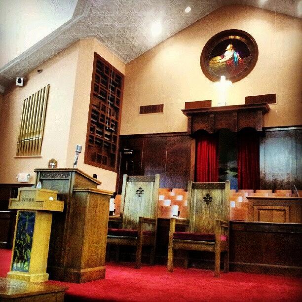Atlanta Photograph - #pulpit #ebenezer #church by Harvey Christian