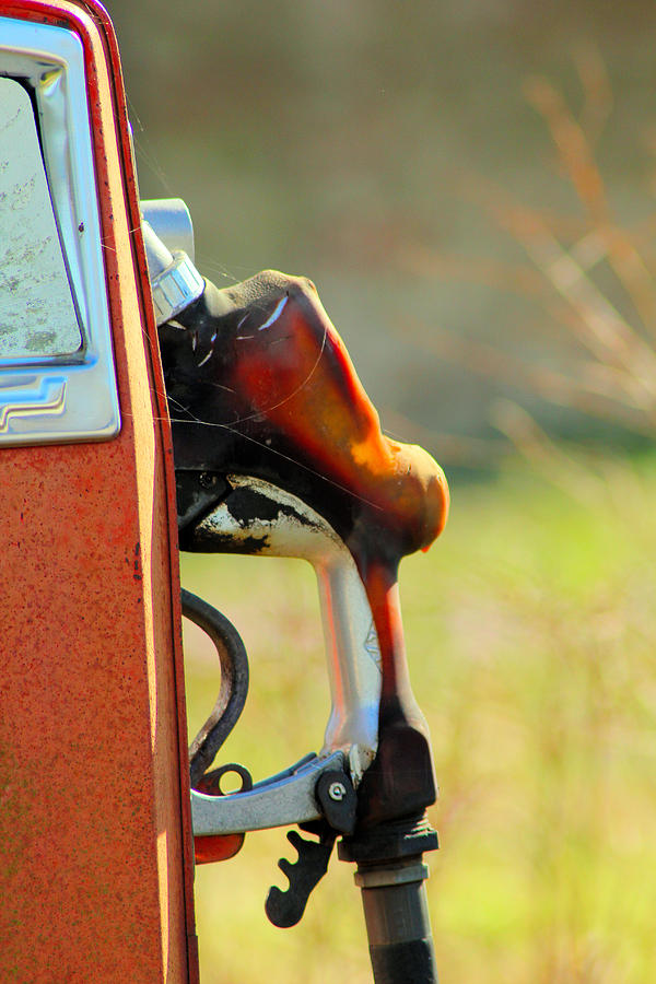 Gas Photograph - Pump From The Past by Karen Wagner
