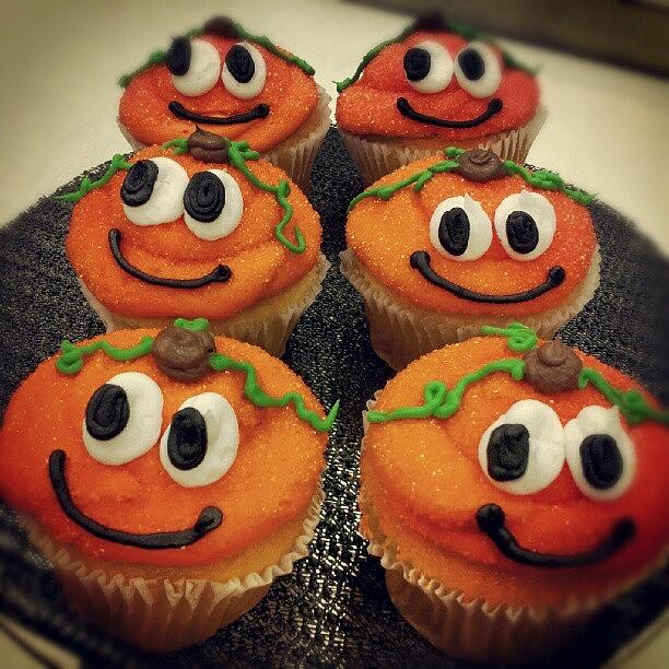 Cool Photograph - #pumpkin Patch #cupcakes #sweet #sweets by Travis Albert