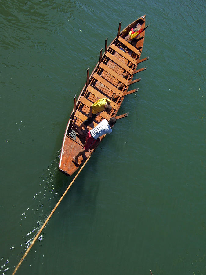 Punt on the river Photograph by Matthias Hauser