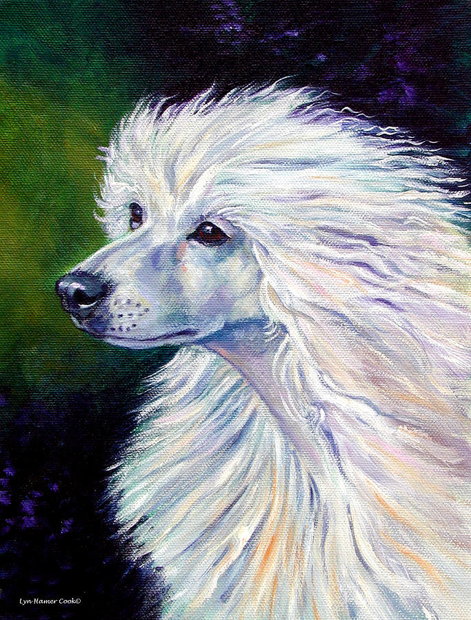 Dog Painting - Pure Poetry - Chinese Crested by Lyn Cook