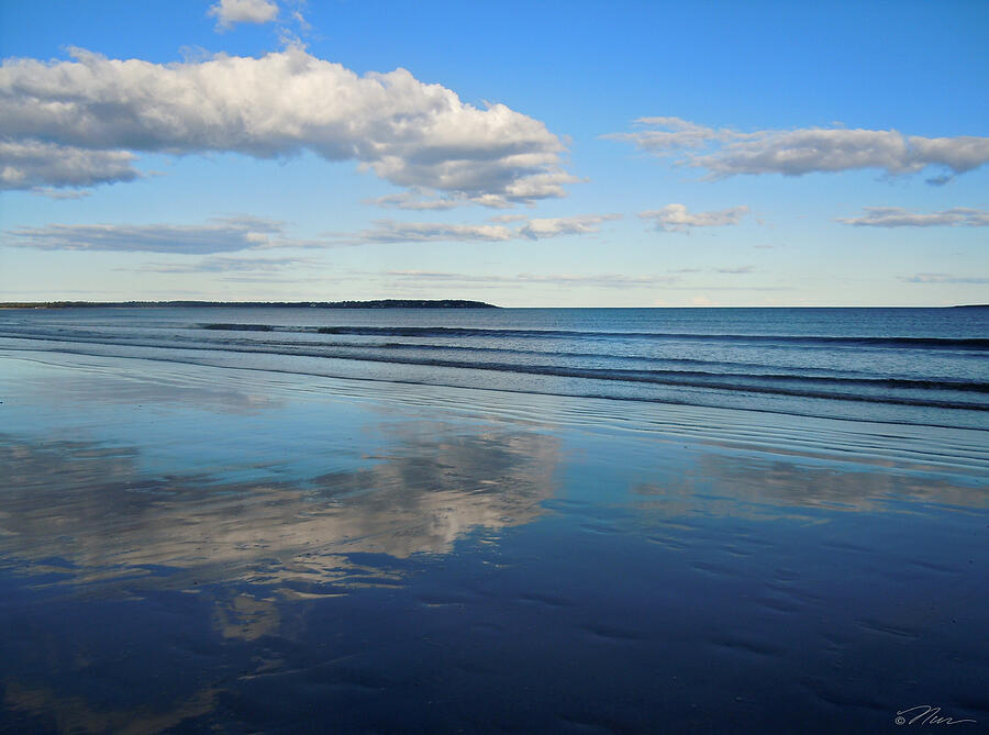 Pure Reflection in Maine Photograph by Nancy Griswold