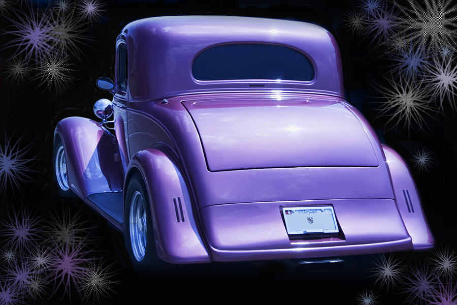 Purple Chevy With A Bit Of Sparkle Photograph by Kathy Clark