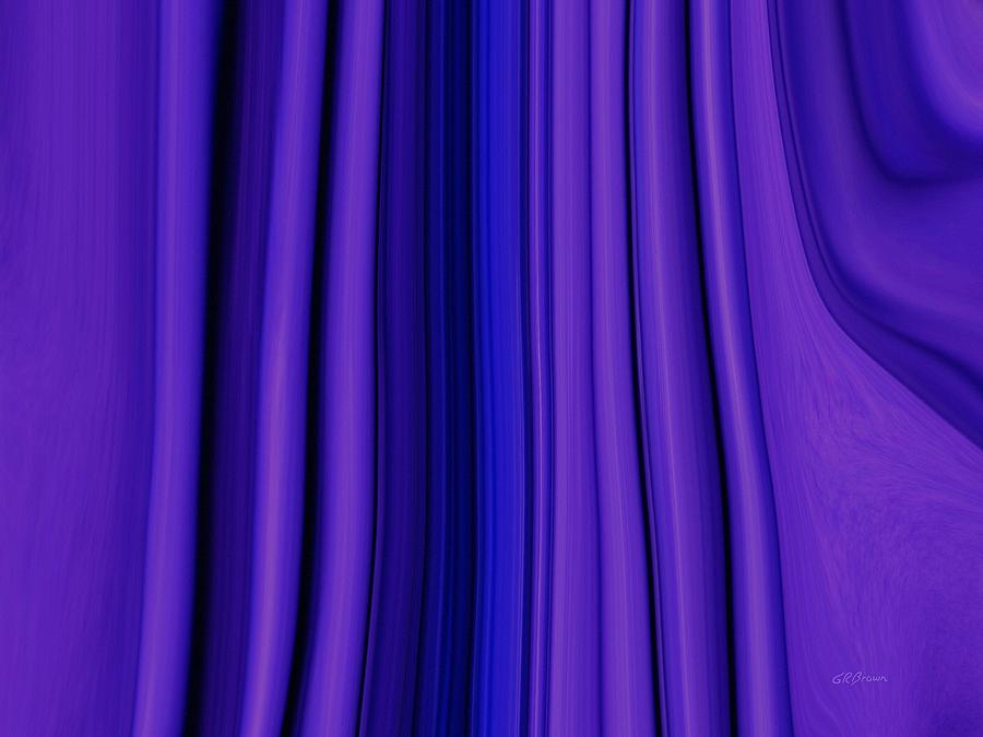 Purple Curtain Call Digital Art by Greg Reed Brown