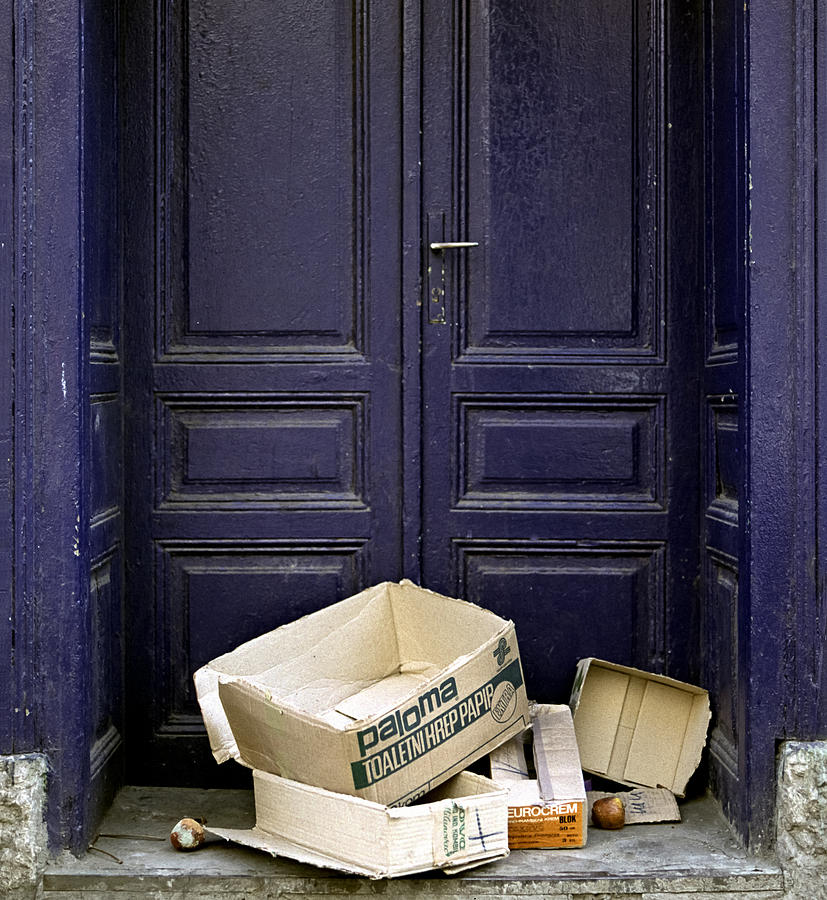 Purple door. Belgrade. Serbia Photograph by Juan Carlos Ferro Duque