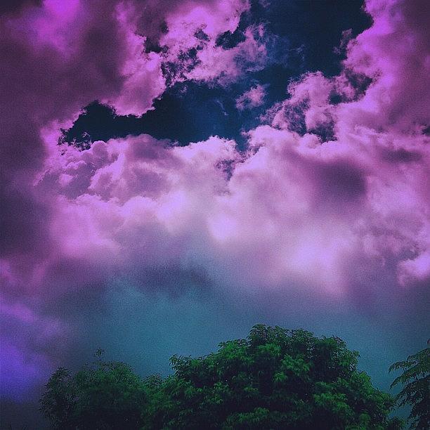 Clouds Photograph - Purple Haze by Cameron Bentley