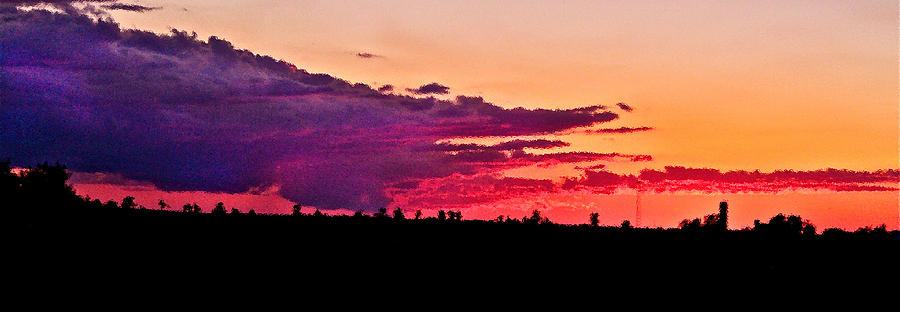 Sunset Photograph - Purple Haze by Sandra Amberg