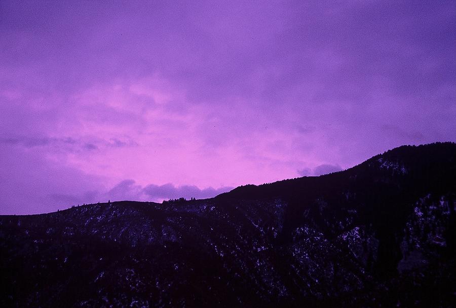 Purple Mountain Majesty Photograph by Christopher Hignite