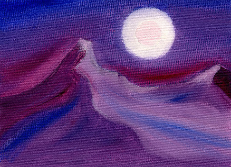 Purple Night 2 Painting by Hakon Soreide