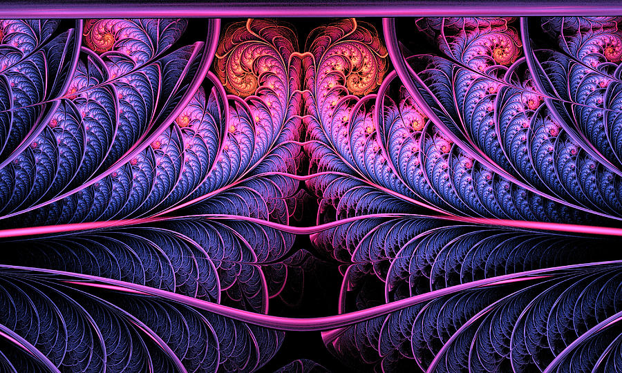 Purple Panache Digital Art by Amanda Moore
