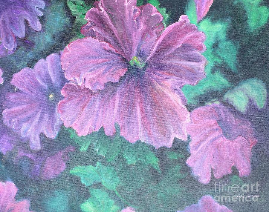 Purple Passion  Painting by Judy Groves