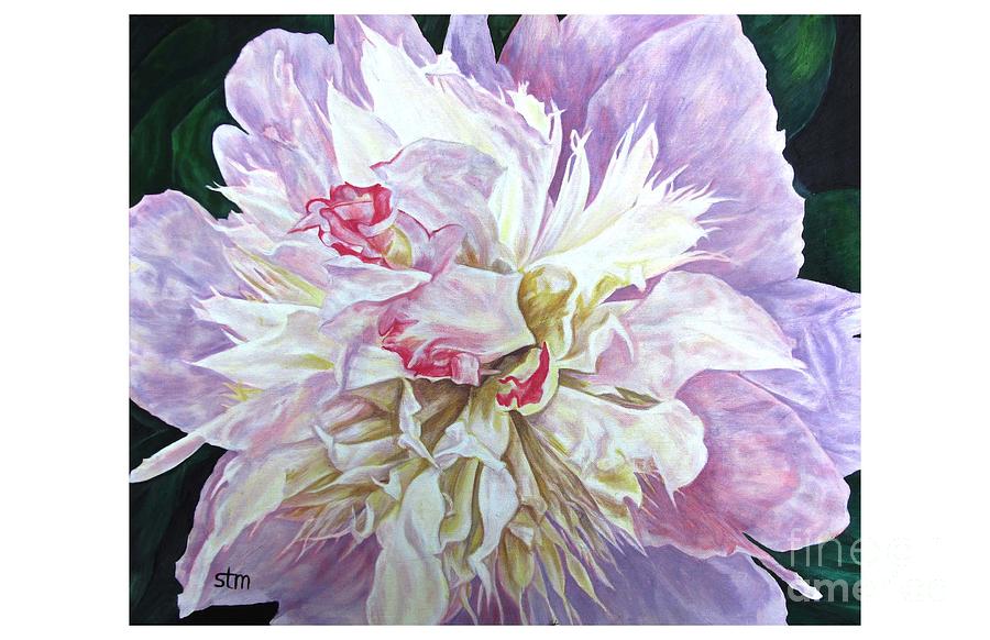 Flowers Still Life Painting - Purple Passion by Sabrina Tillman McGowens
