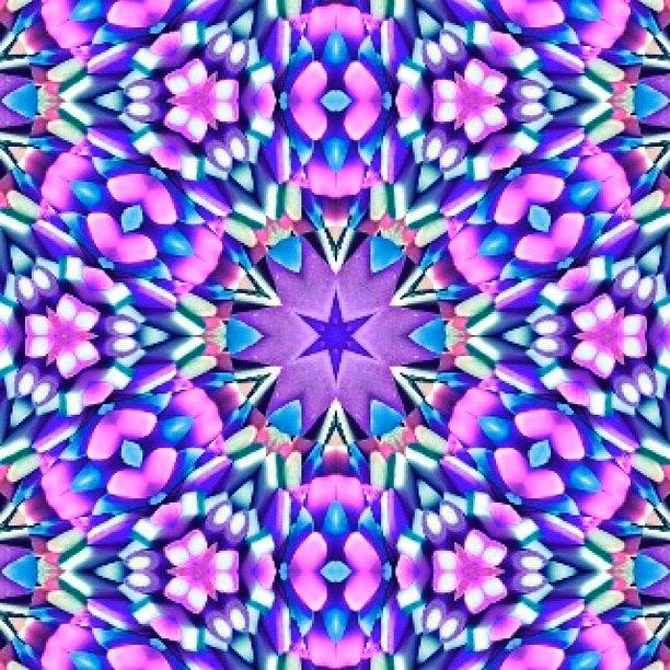 Instagram Photograph - #purple #pink And #turquoise #hippy by Pixie Copley