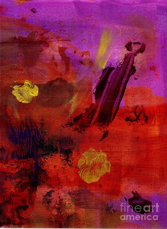 Purple Rain II Painting by Angela L Walker