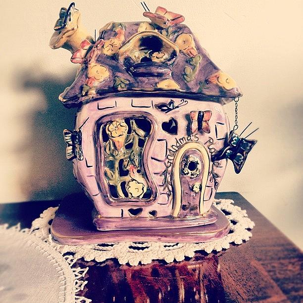 Tea Photograph - #purple #tea #house #teahouse #ceramic by Logan Mcpherson