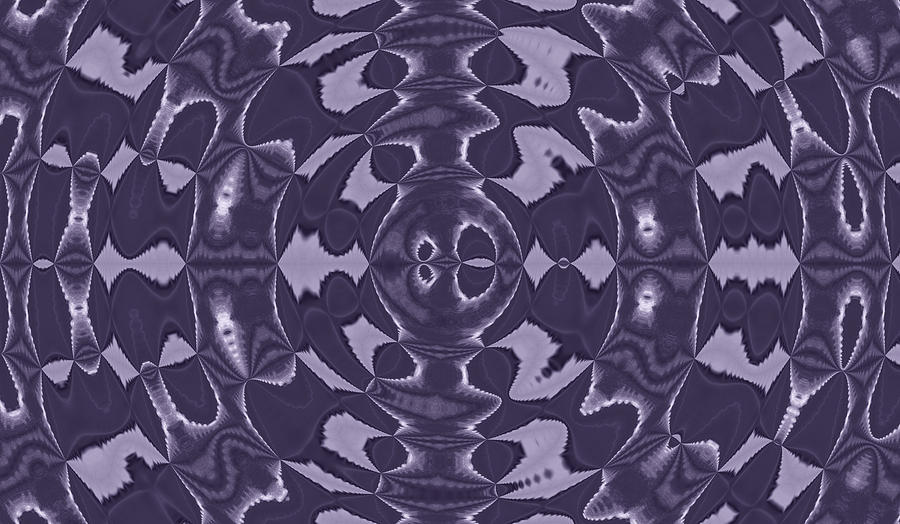 Abstract Digital Art - Purple by Design Windmill