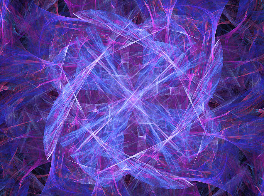 Purples Digital Art by Ricky Barnard