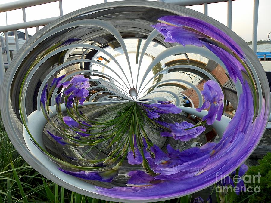 Flower Digital Art - Purpletsies by Laurence Oliver