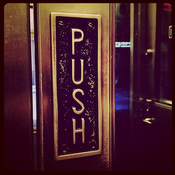 New York City Photograph - Push by Natasha Marco