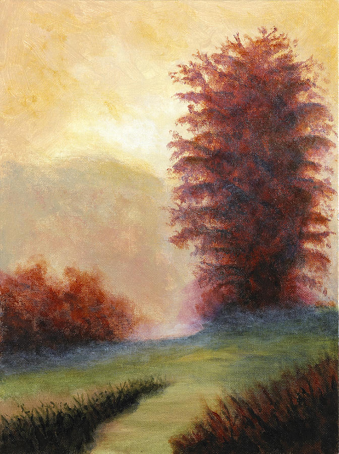 Pussywillow Tree Painting by Garry McMichael