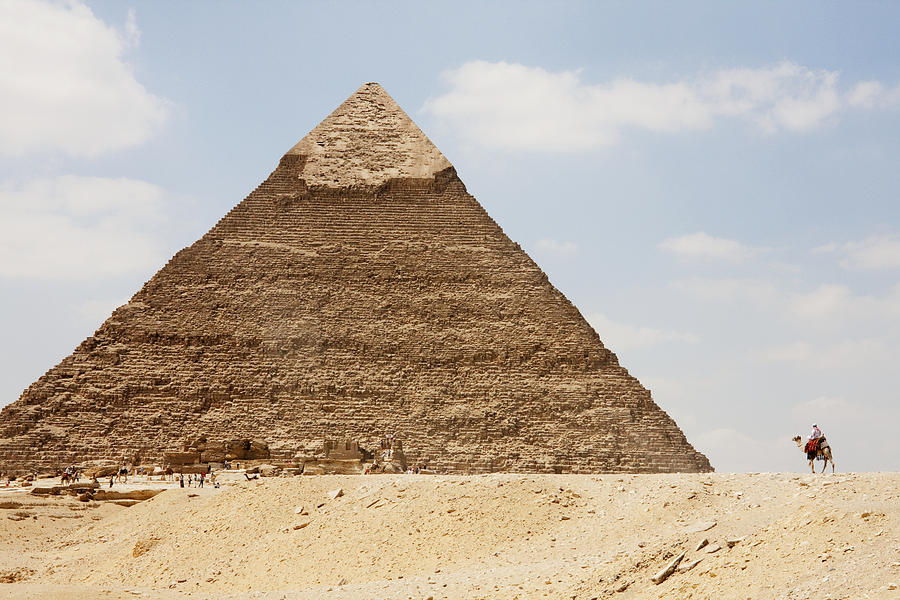 Pyramid Of Khafre Chephren, Giza, Al Photograph by Peter Langer - Fine ...