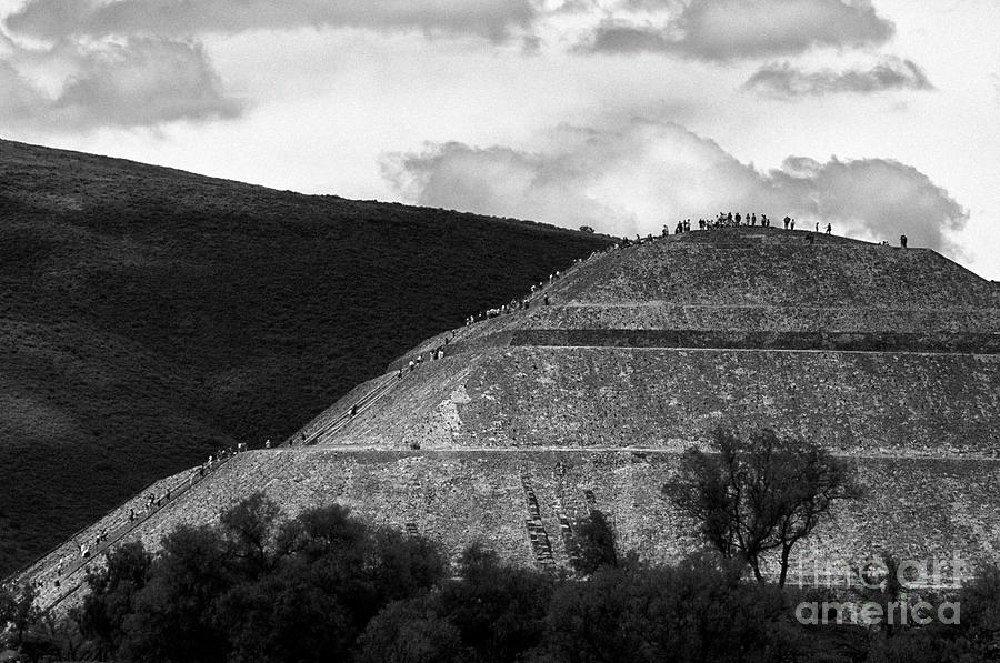 PYRAMID OF THE SUN Teotihuacan Mexico Photograph by John  Mitchell