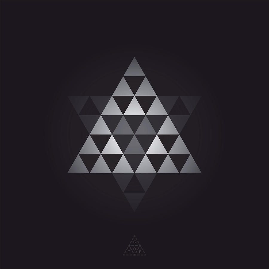 Hexagon Digital Art - Pyramid Star Optic V24.1 by Guardians of the Future Hexagon Digital Art - Pyramid Star Optic V24.1 by Guardians of the Future