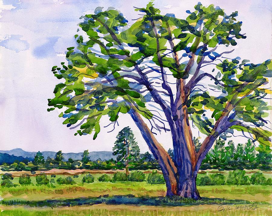 Q Ranch Vortex Tree Painting by Gurukirn Khalsa