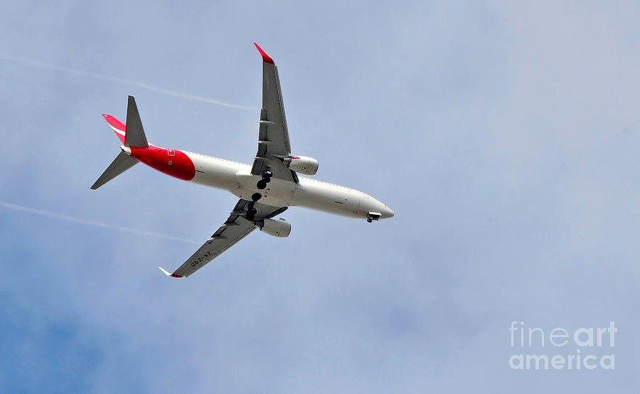 Qantas heading home Photograph by Kaye Menner
