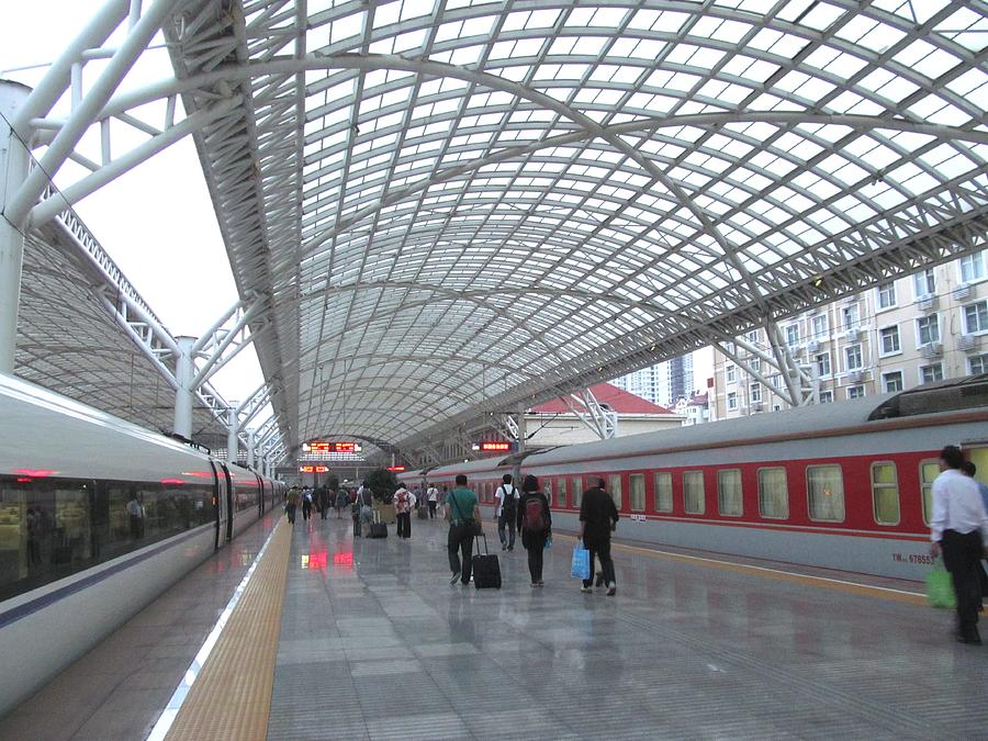 Qingdao Train Station Photograph by Alfred Ng - Fine Art America