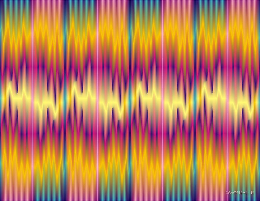 Pattern Digital Art - Quantum Medley 2 by Walter Neal