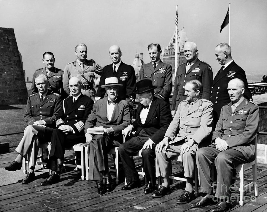 Quebec Conference, 1944 Photograph by Granger
