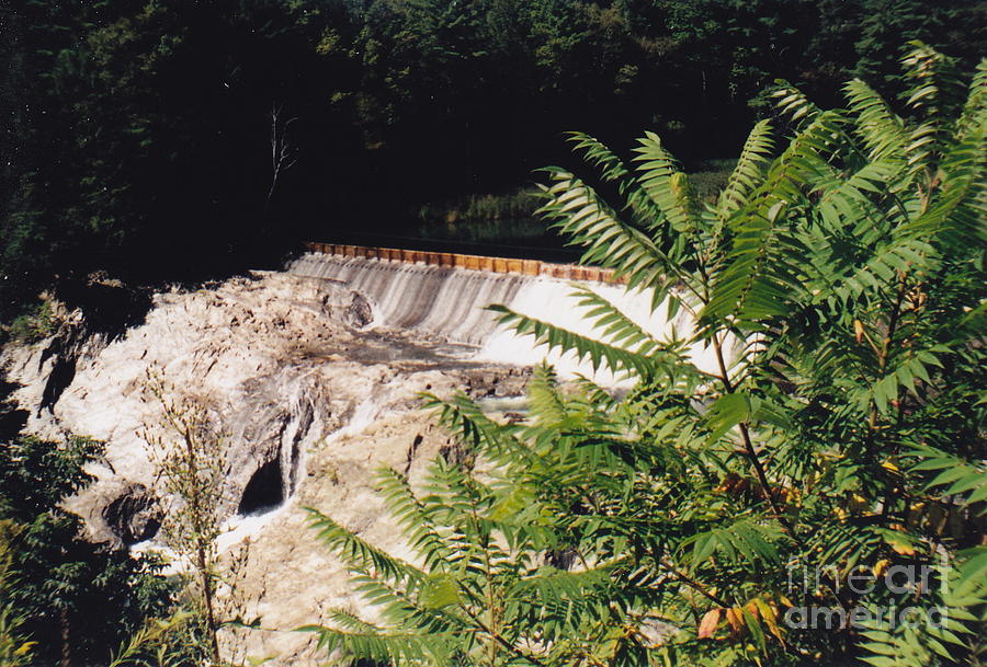 Quechee Falls Photograph by Barbara Plattenburg