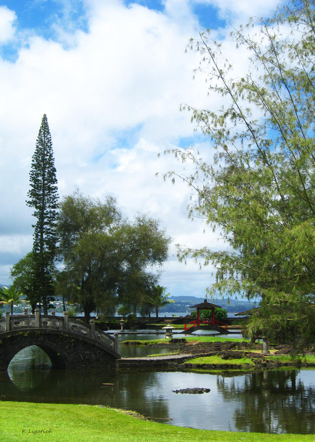 Queen Liliuokalani Park and Japanese Gardens  Hilo Hawaii 2 Photograph by Kerri Ligatich