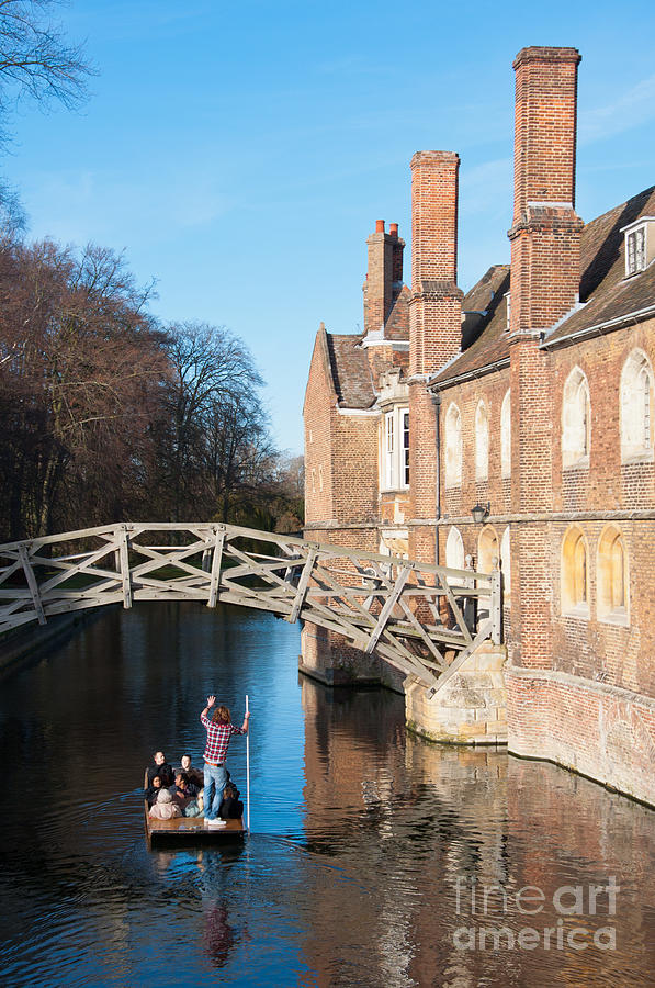 Queens College Cambridge Photograph by Andrew  Michael