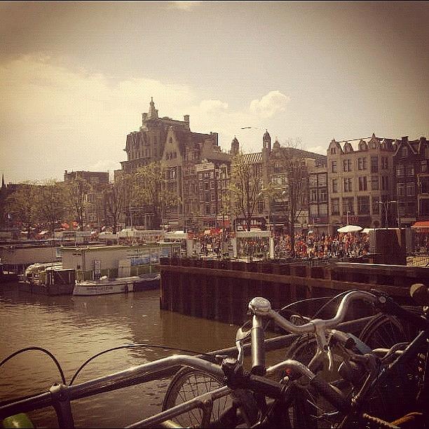 Amsterdam Photograph - #queensday #2012 #amsterdam by Lisanne Hopman